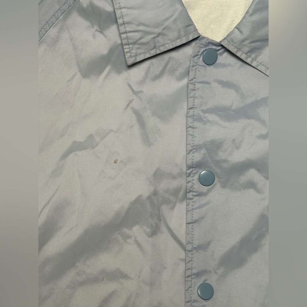 Japangeles Little Tokyo Los Angeles Blue Nylon Windbreaker Jacket Men's MEDIUM - Picture 4 of 14